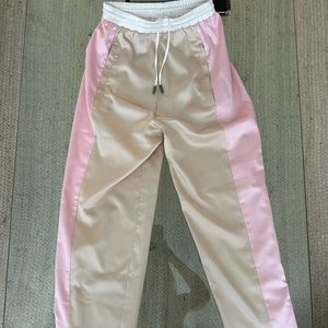 Vintage koché pants pink and cream, excellent condition fits like XS-S